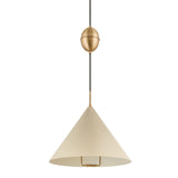 Fontana Pendant LIGHTING - pendant Hudson Valley Lighting Cream