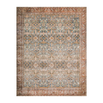 Loloi Layla Ocean / Rust Rug 1-patterned Loloi