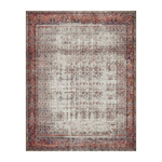 Loloi Layla Ivory / Brick Rug patterned rugs Loloi