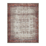 Loloi Layla Ivory / Brick Rug patterned rugs Loloi