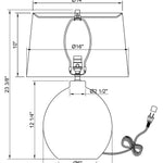 Jayden Table Lamp LIGHTING - table lamp Flow Decor