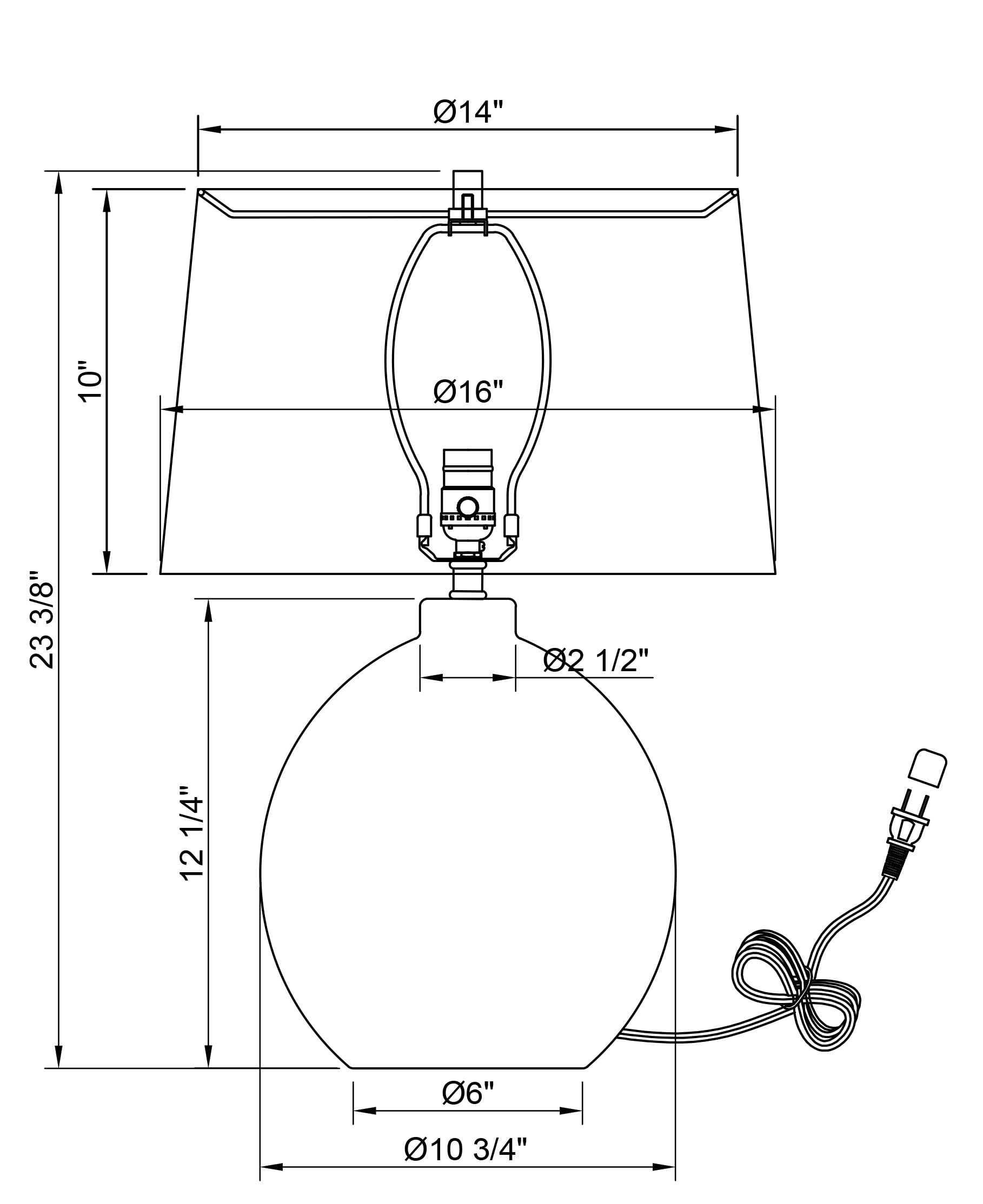 Jayden Table Lamp LIGHTING - table lamp Flow Decor
