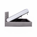 Jasmin Storage Bed - Greige 13 - FURNITURE - bed Style in Form