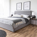 Jasmin Bed - Grey 13 - FURNITURE - bed Style in Form