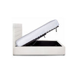 FLOOR MODEL - Jasmin Queen Storage Bed - Cream FURNITURE - floor model Style in Form