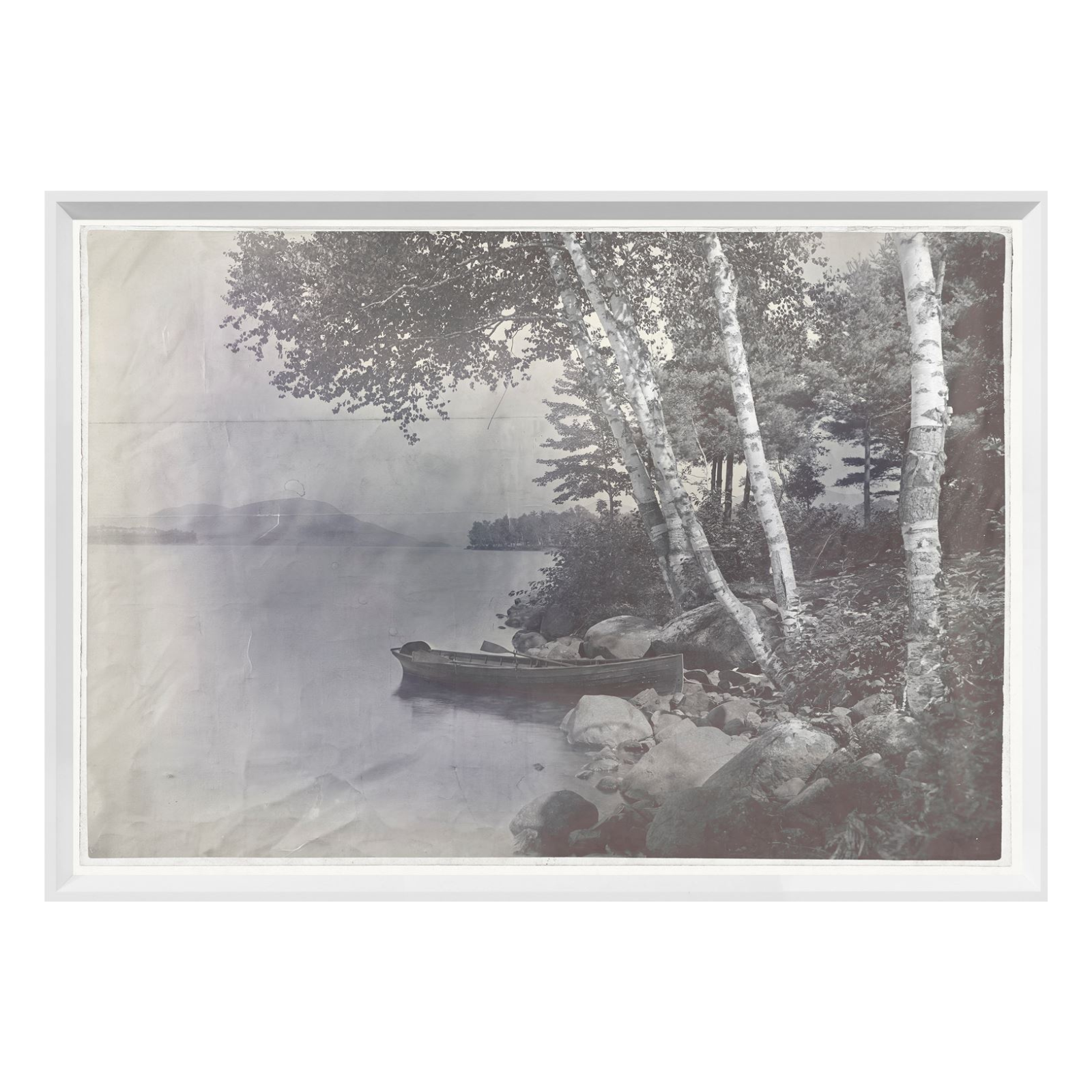 "Vintage Lakeside" Framed Art Print