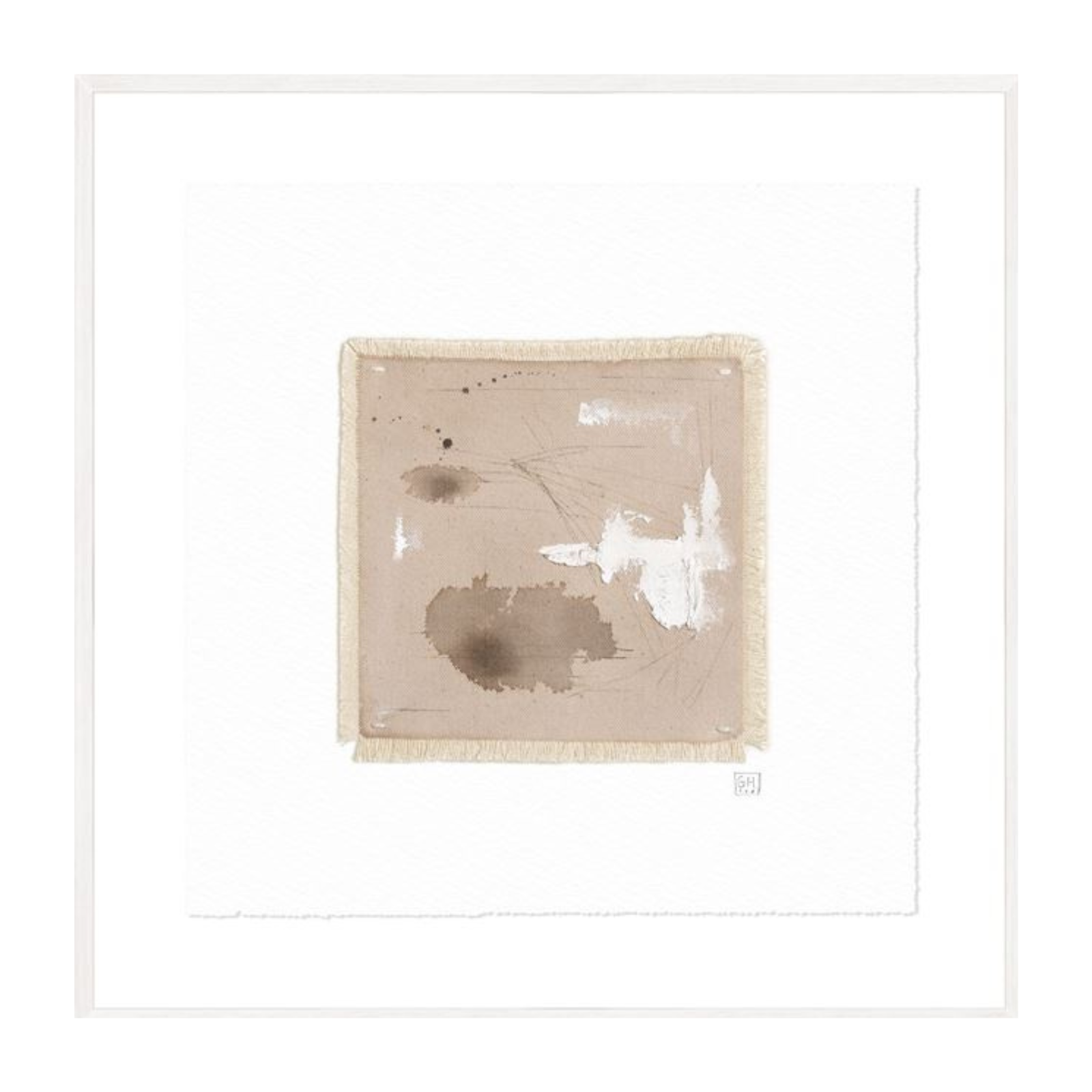 "Organic Neutrals XVIII" Framed Art Print – view 2
