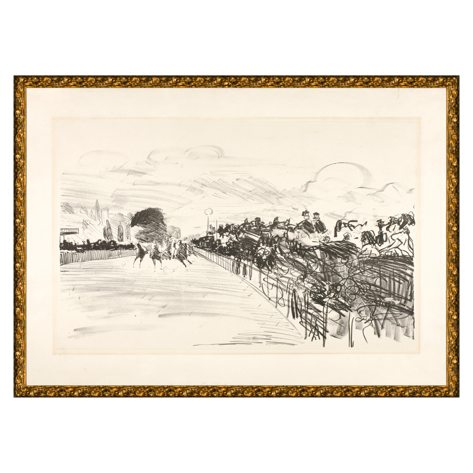 "Off to the Races" Framed Art Print