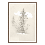 "Forest Sketch" Framed Art Print - Rug & Weave
