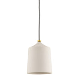 Megan Pendant LIGHTING - pendant Hudson Valley Lighting Matte White Aged Brass