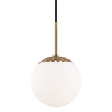 Paige Pendant LIGHTING - pendant Hudson Valley Lighting Aged Brass
