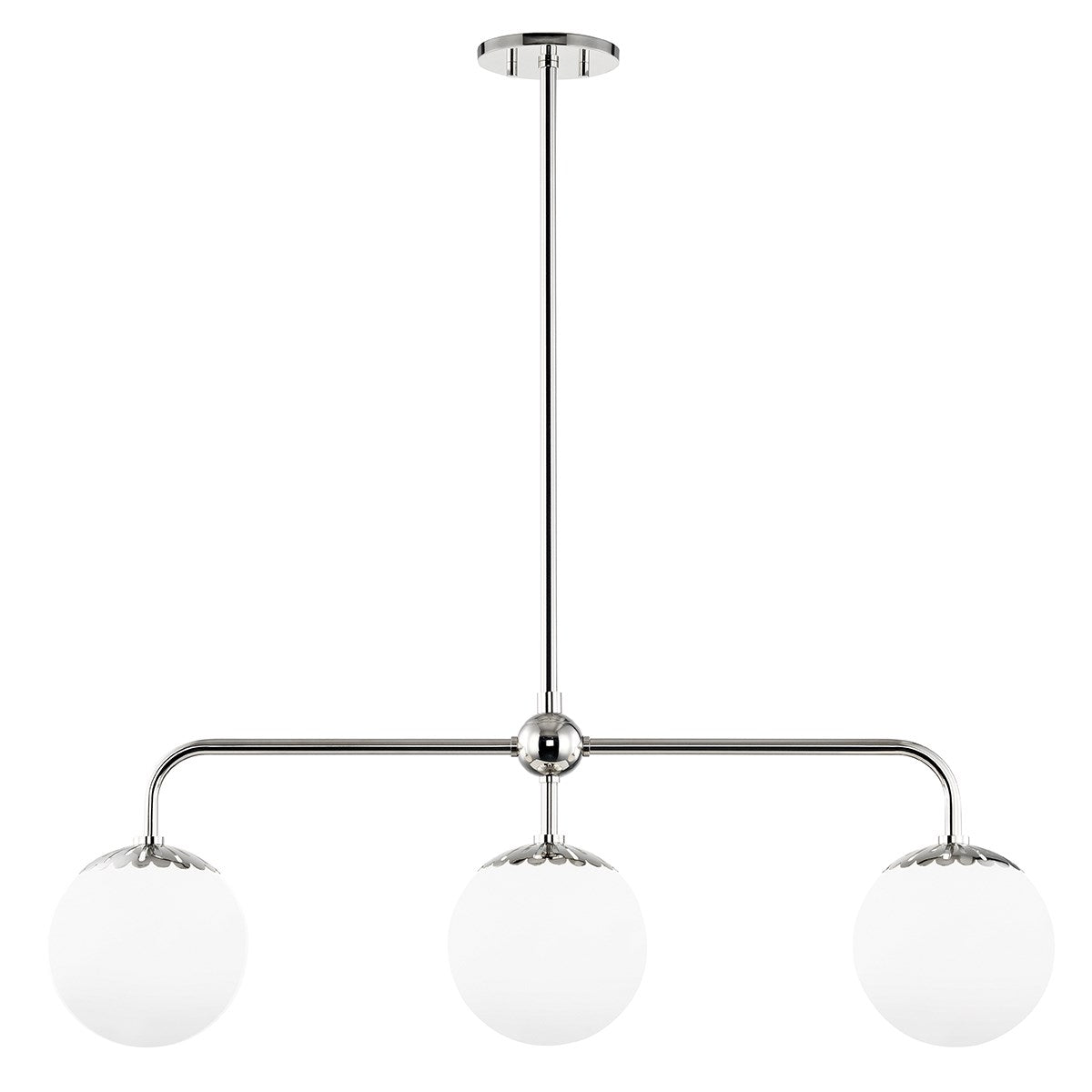 Paige Linear Pendant LIGHTING - pendant Hudson Valley Lighting Polished Nickel
