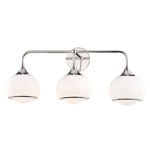 Reese Triple Wall Sconce LIGHTING - sconce Hudson Valley Lighting Polished Nickel