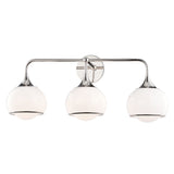 Reese Triple Wall Sconce LIGHTING - sconce Hudson Valley Lighting Polished Nickel