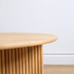 Gus* Modern Odeon Coffee Table - White Oak 4 - b - FURNITURE - coffee table - round Gus