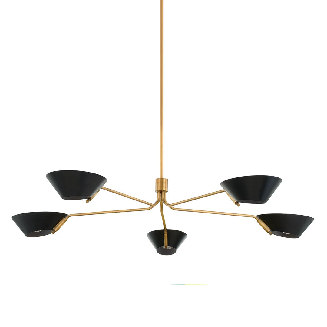 Sacramento Chandelier - Soft Black LIGHTING - chandelier Hudson Valley Lighting