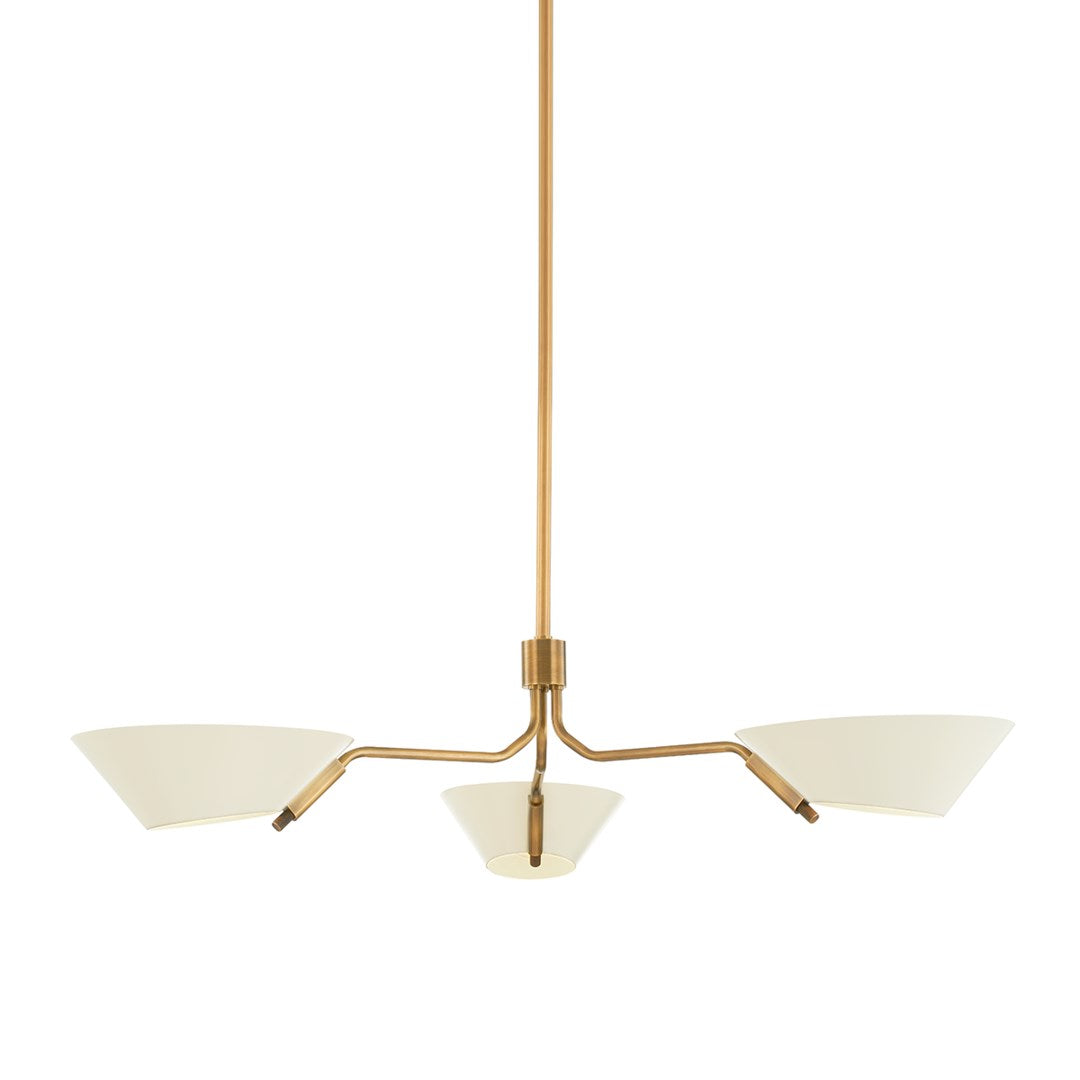 Sacramento Chandelier - White LIGHTING - chandelier Hudson Valley Lighting 3-light