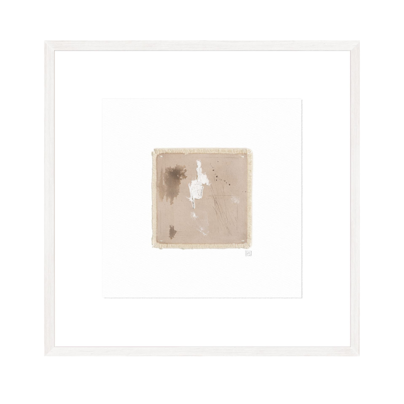 "Organic Neutrals XVII" Framed Art Print