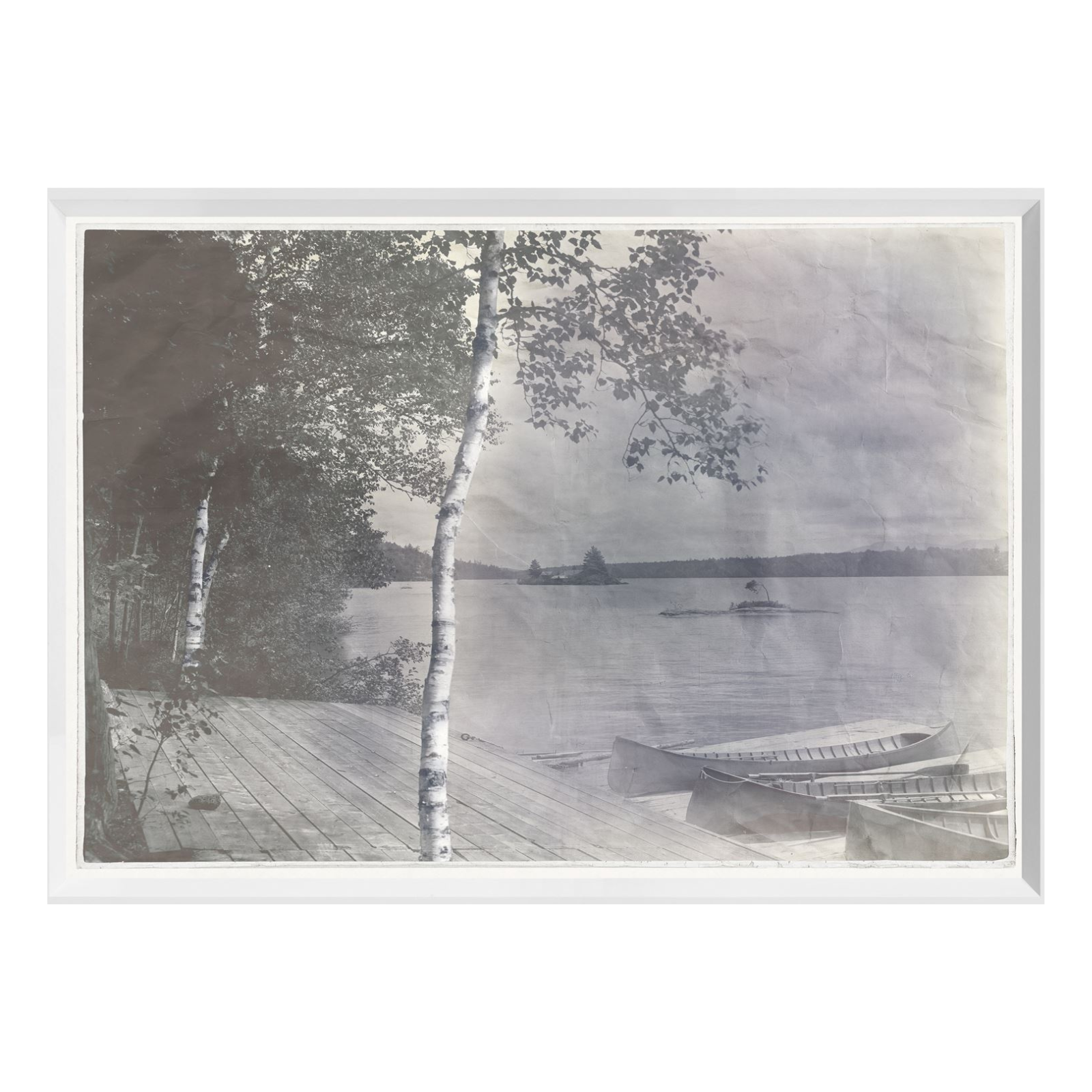 "Vintage Island" Framed Art Print, Small