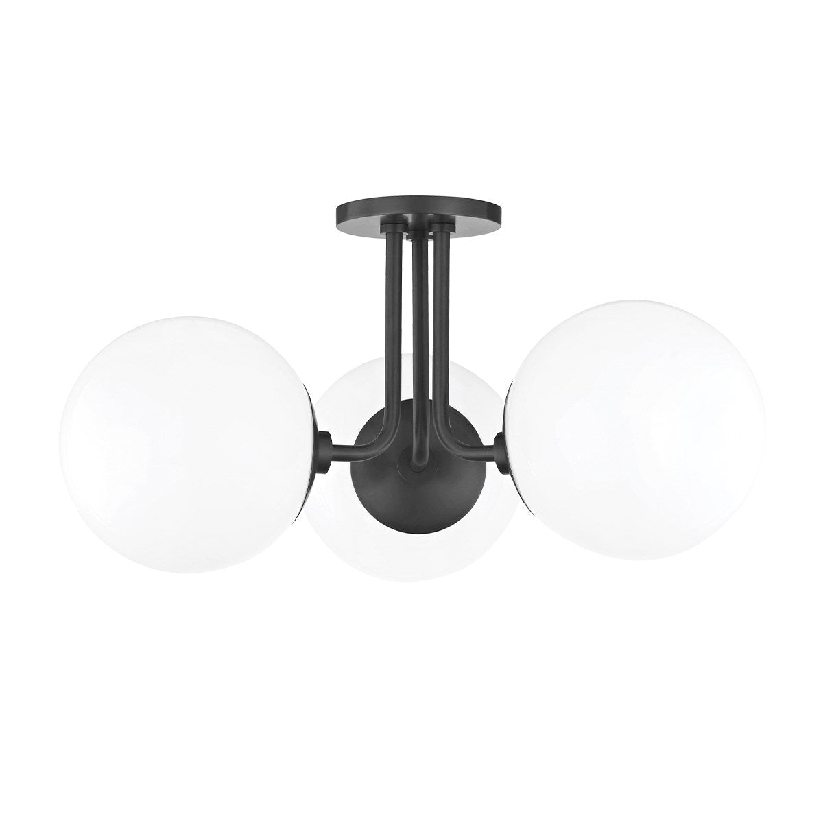 Stella Semi Flush LIGHITING - semi-flush Hudson Valley Lighting 18.25"W x 10.5"H Old Bronze