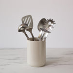 Ceramic Vanilla Utensil Holder 0-c-All New David Shaw